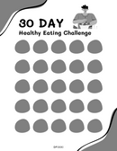 Creative 30 Day Healthy Eating Challenge Planner | Healthy Eating Challenge