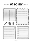 Student to do list planner
