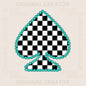 Spade Turquoise Checker (PNG, SVG)